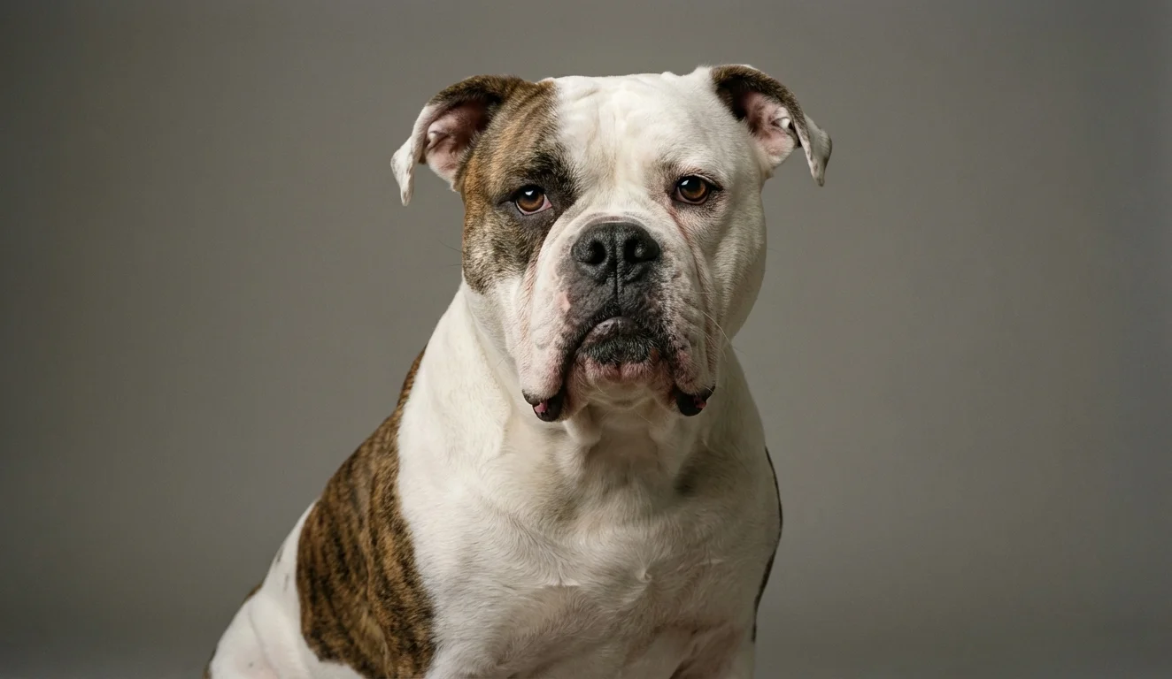 American Bulldog portrait