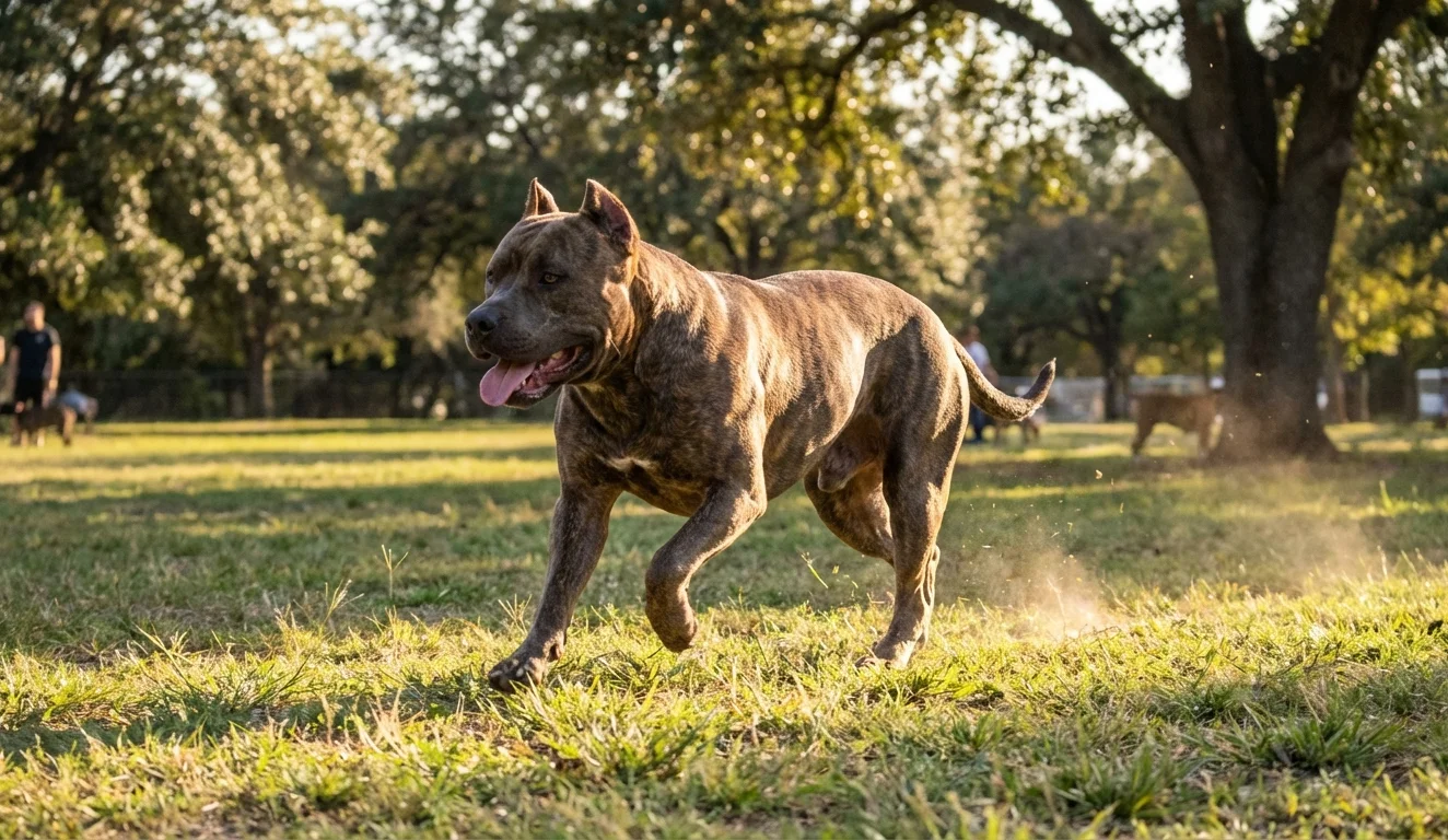 American Pit Bull Terrier full body