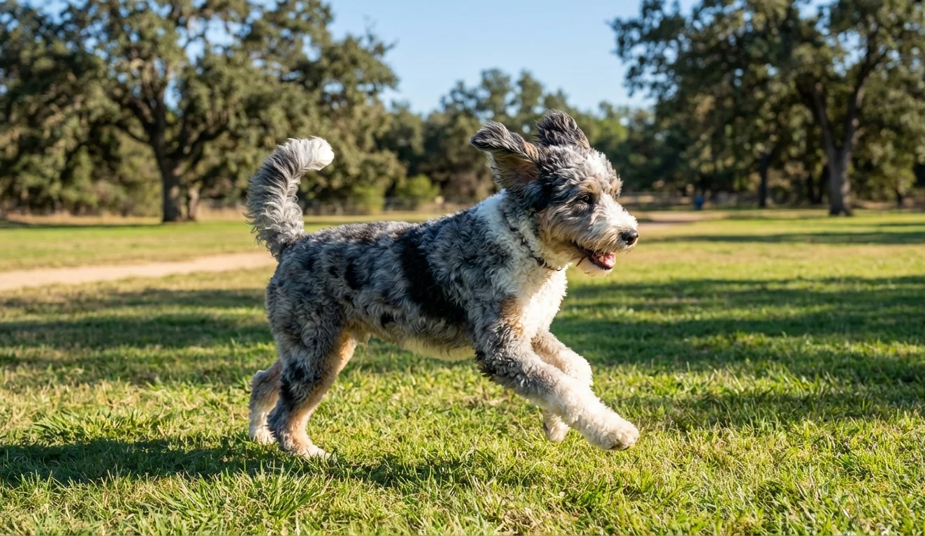 Aussiedoodle full body