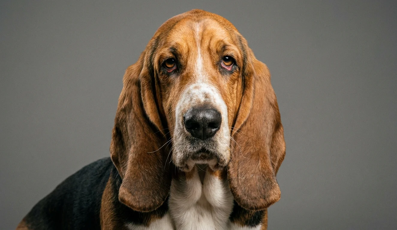 Basset Hound portrait