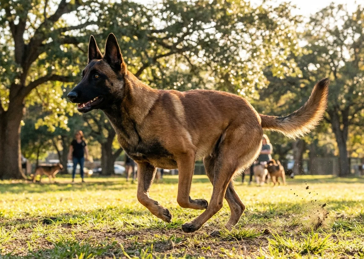Belgian Malinois full body