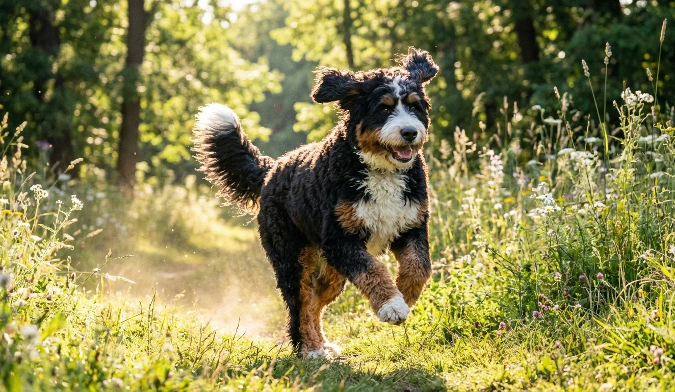 Bernedoodle full body