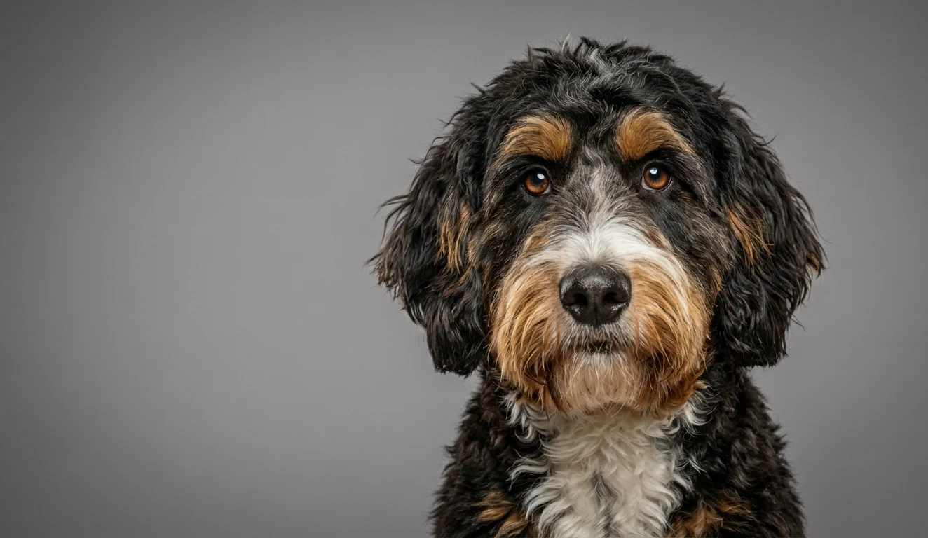 Bernedoodle portrait