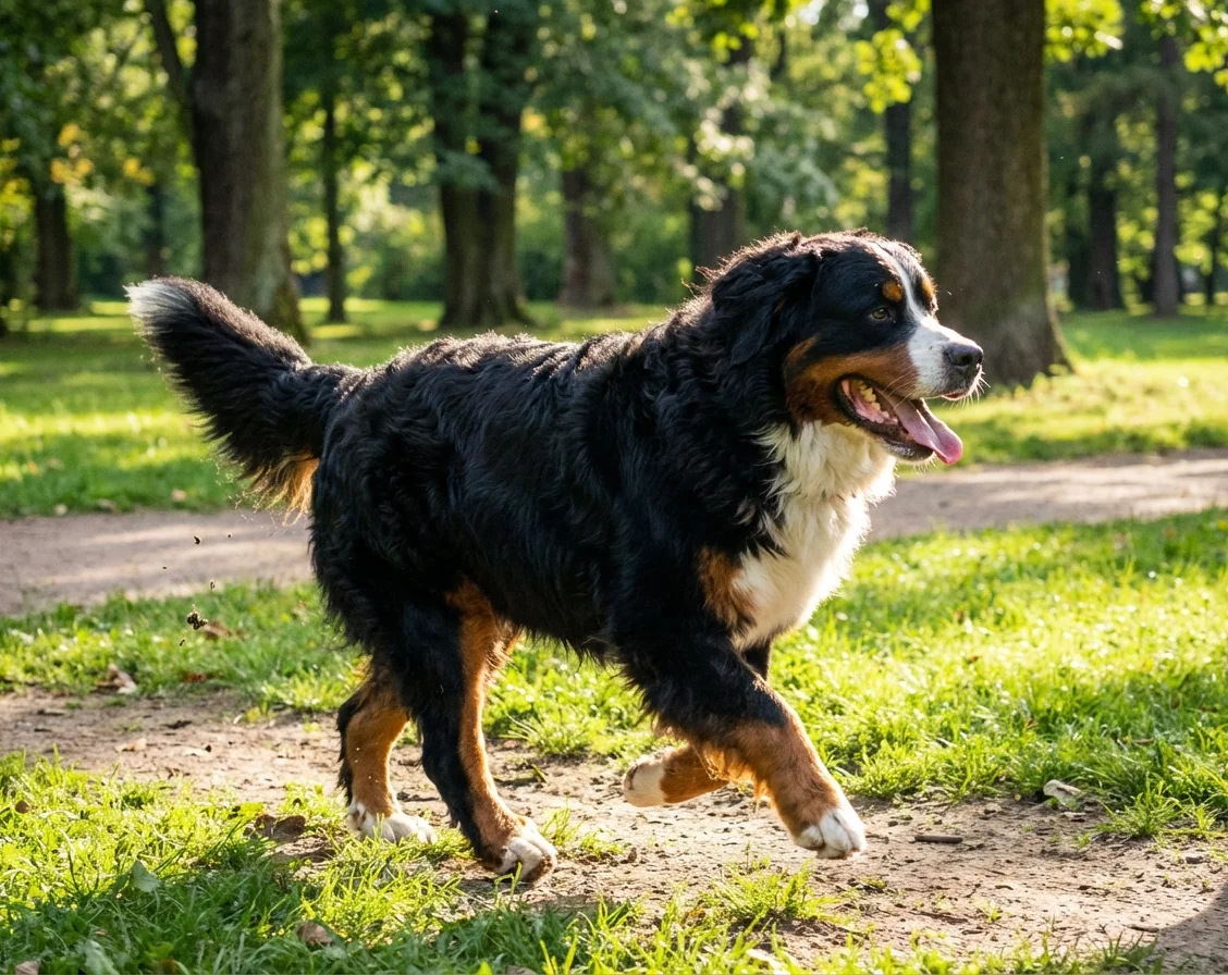Bernese Mountain Dog full body