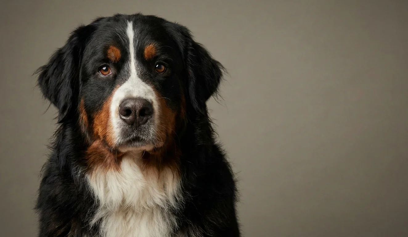 Bernese Mountain Dog portrait