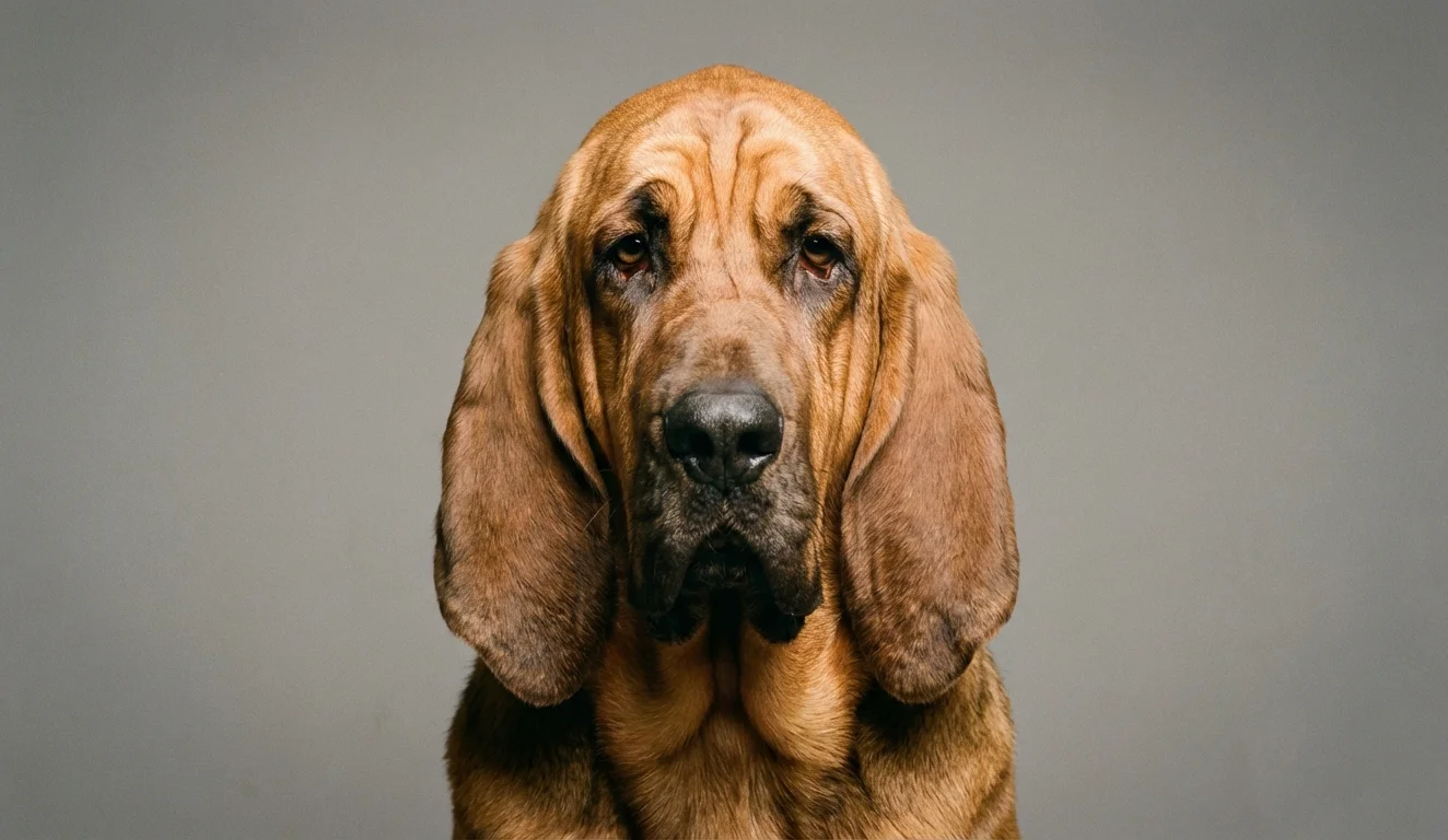 Bloodhound portrait