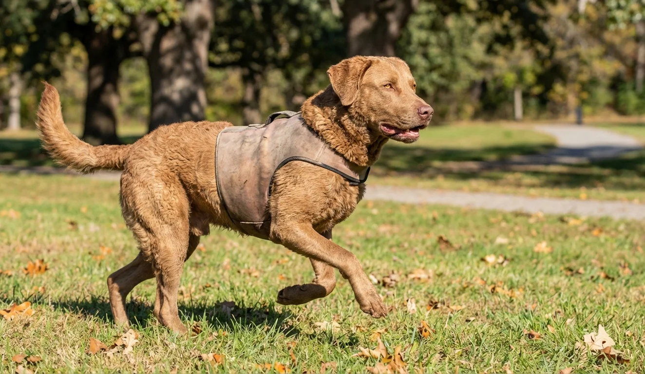 Chesapeake Bay Retriever full body