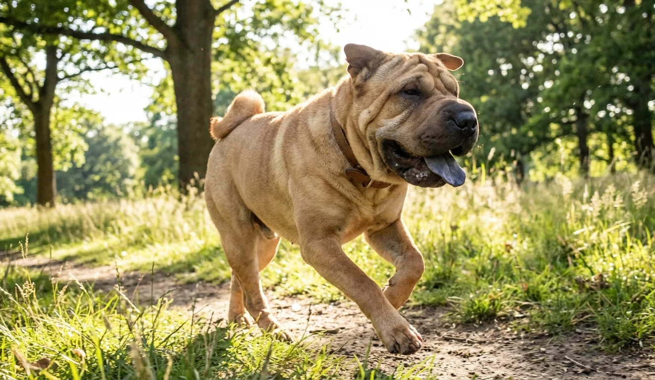 Chinese Shar-Pei full body
