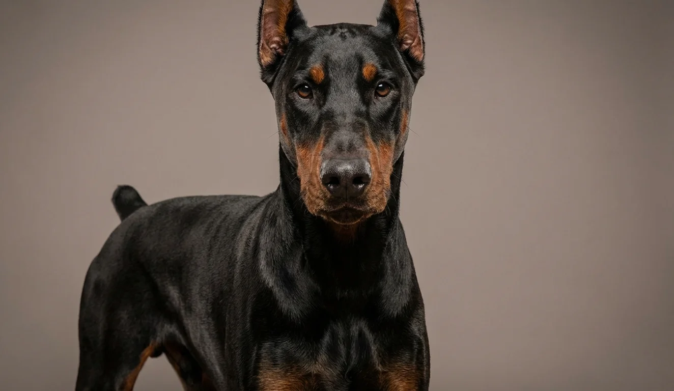 Doberman Pinscher portrait