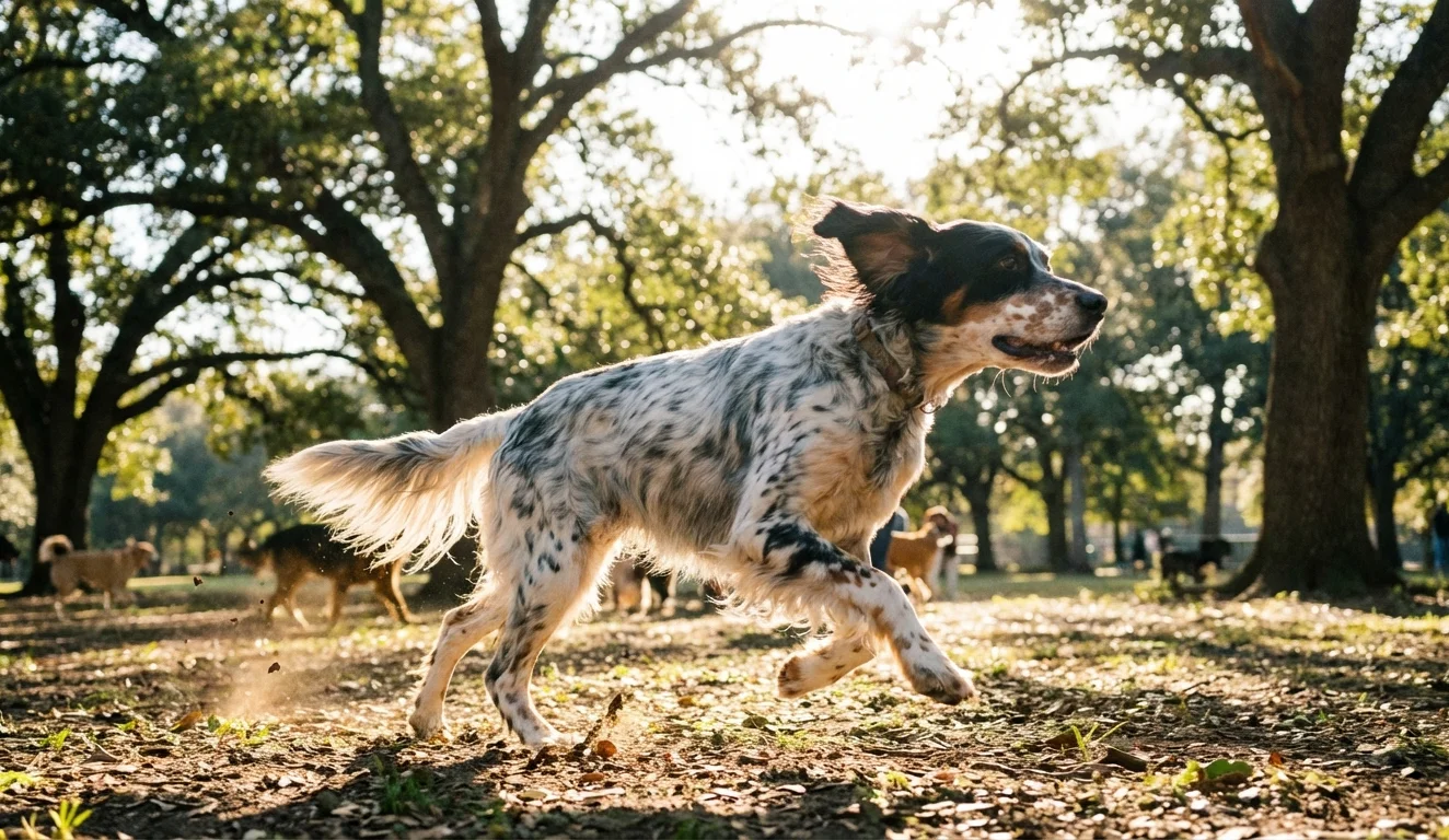 English Setter full body