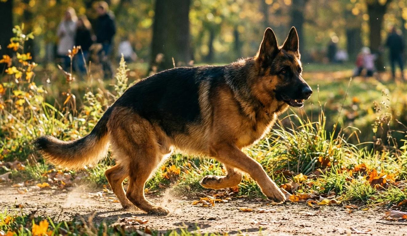 German Shepherd full body