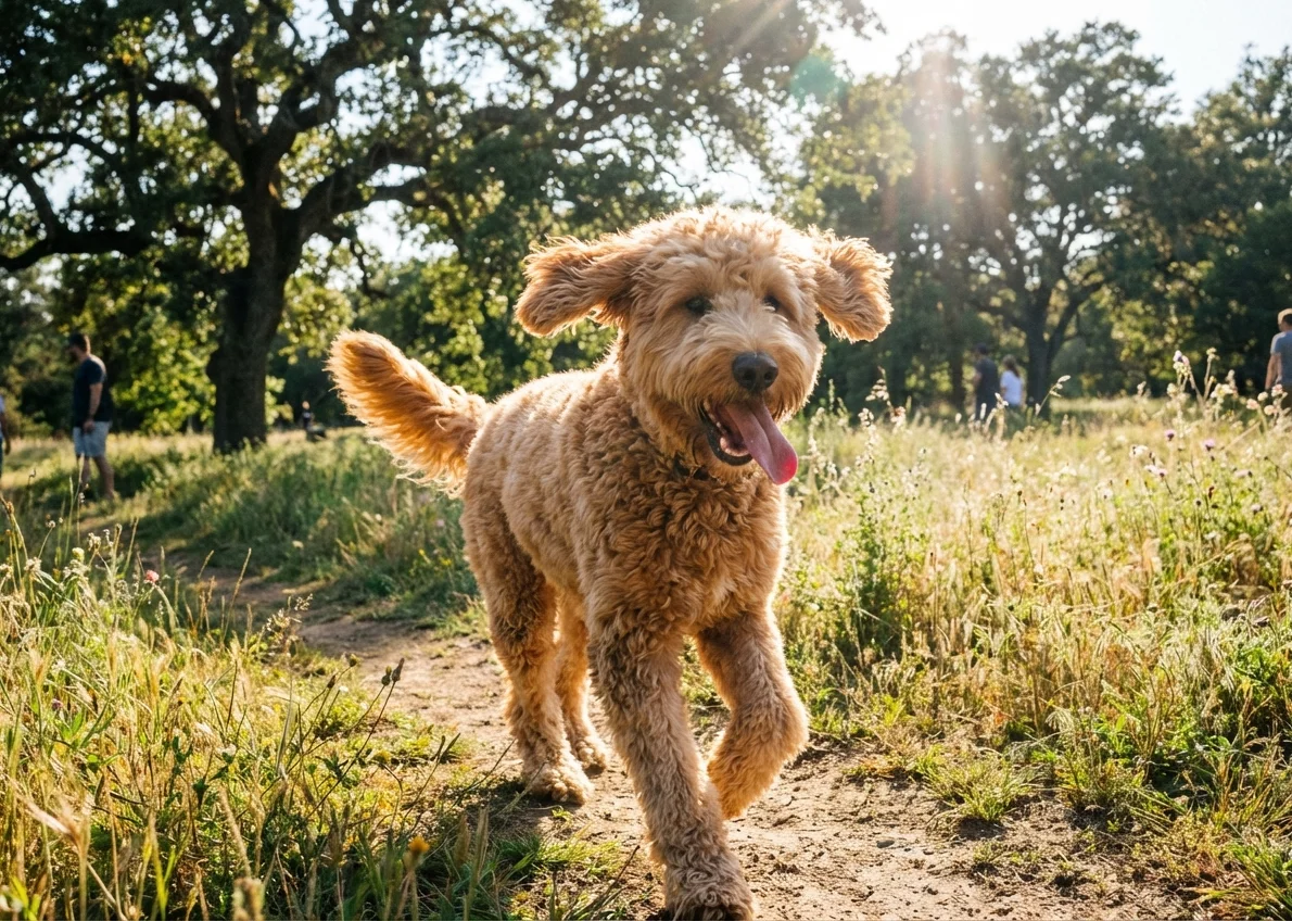 Goldendoodle full body