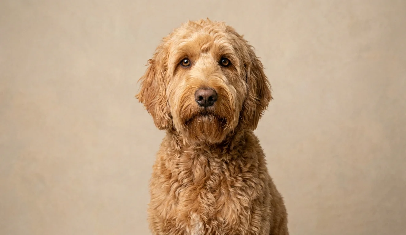 Goldendoodle portrait