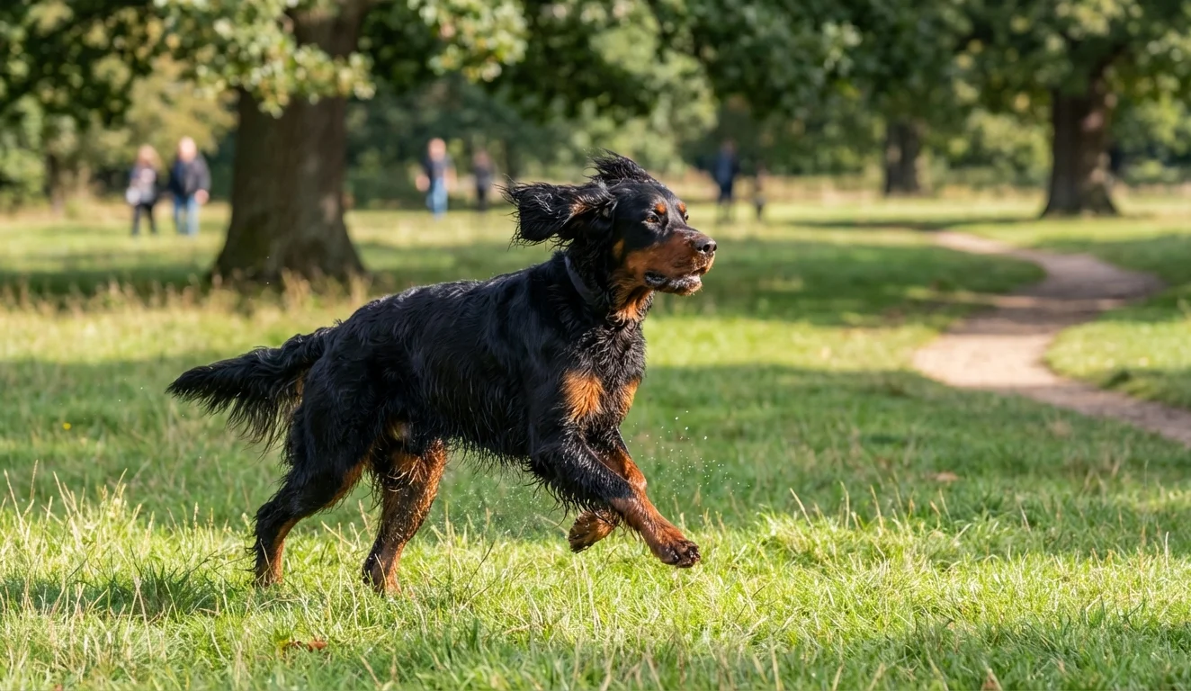 Gordon Setter full body