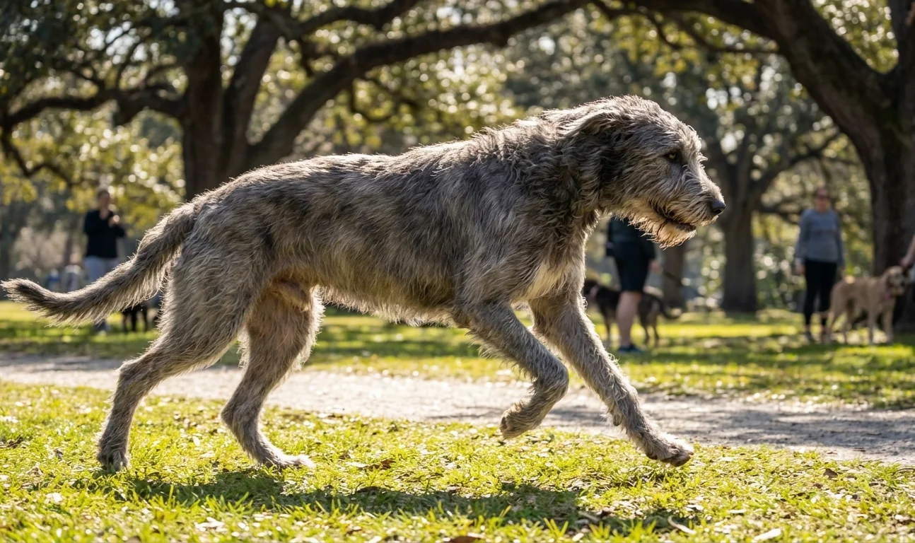 Irish Wolfhound full body