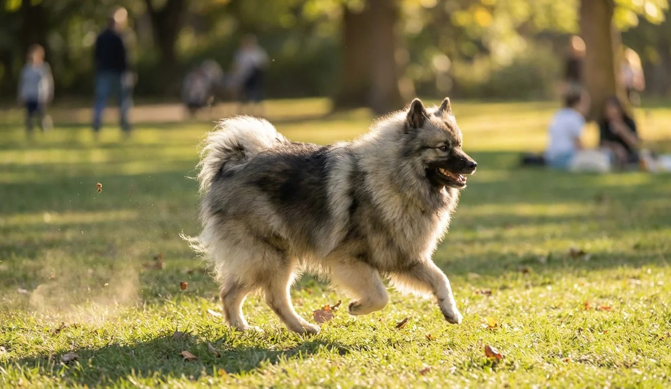 Keeshond full body