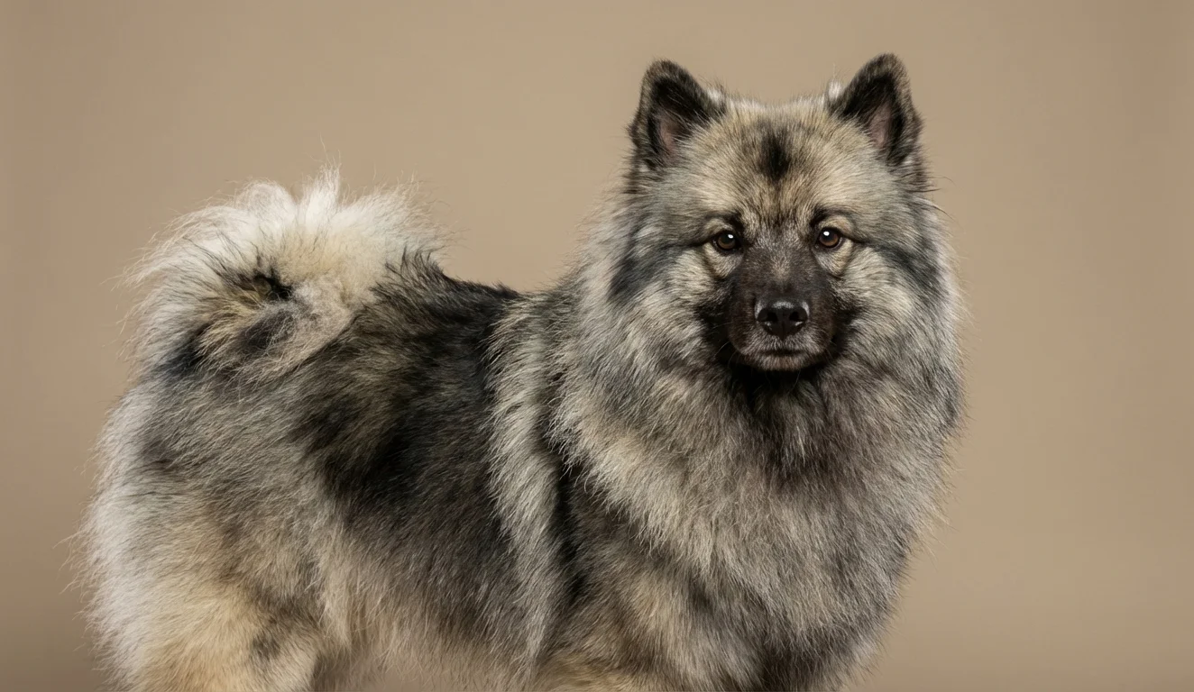 Keeshond portrait
