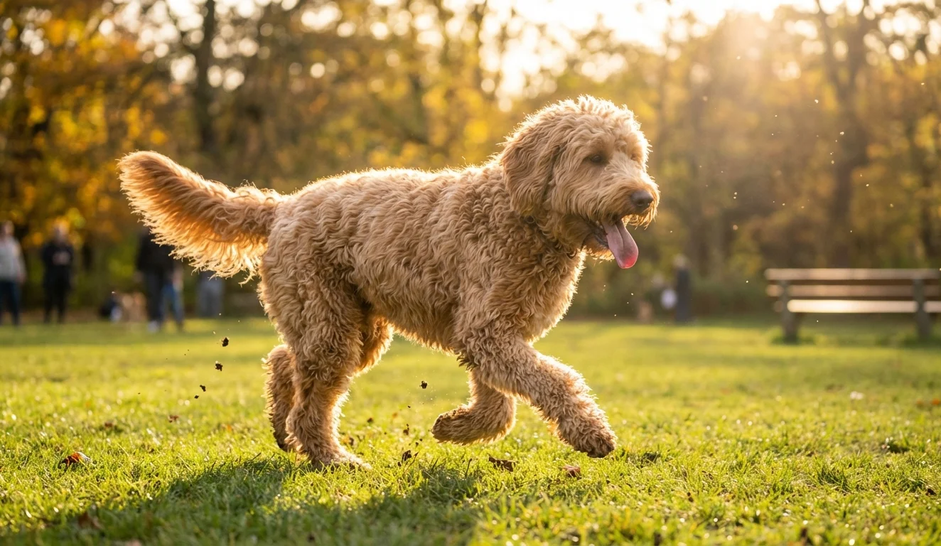 Labradoodle full body