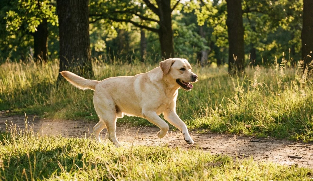 Labrador Retriever full body