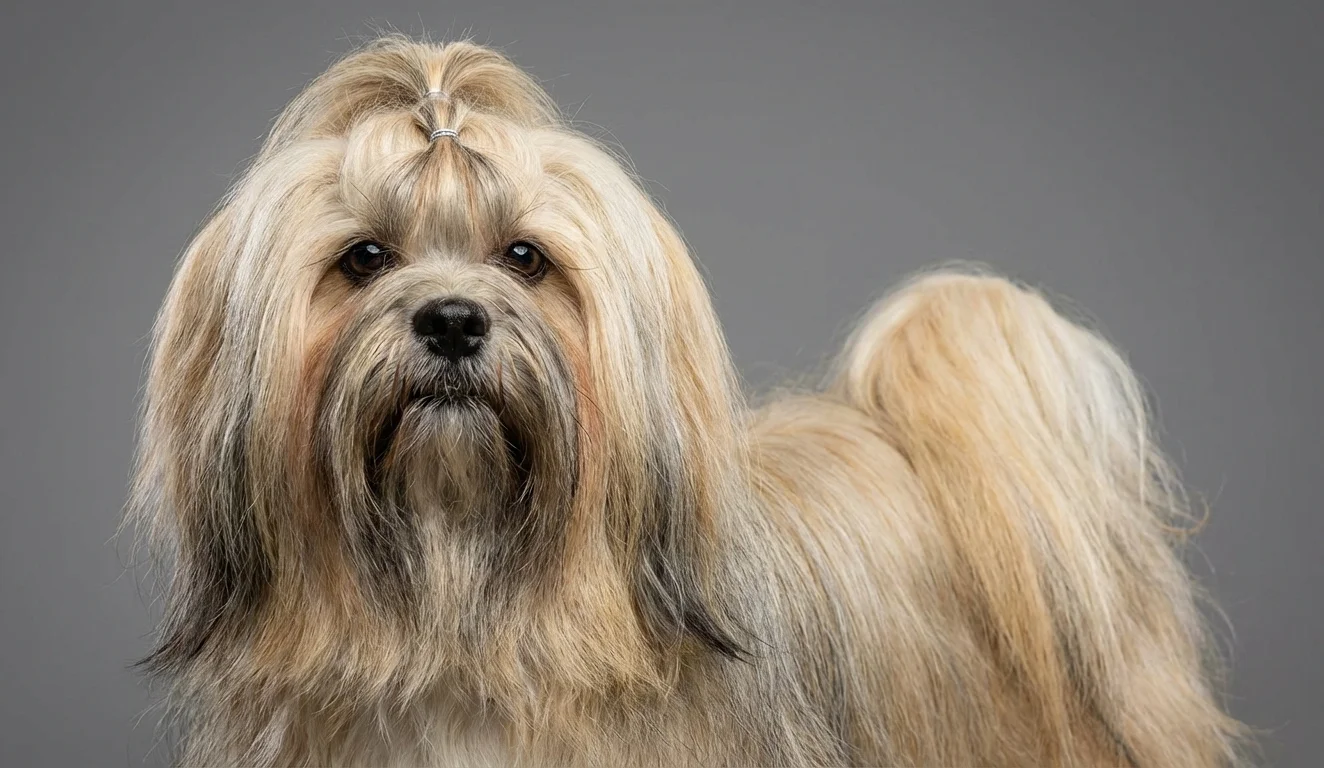 Lhasa Apso portrait