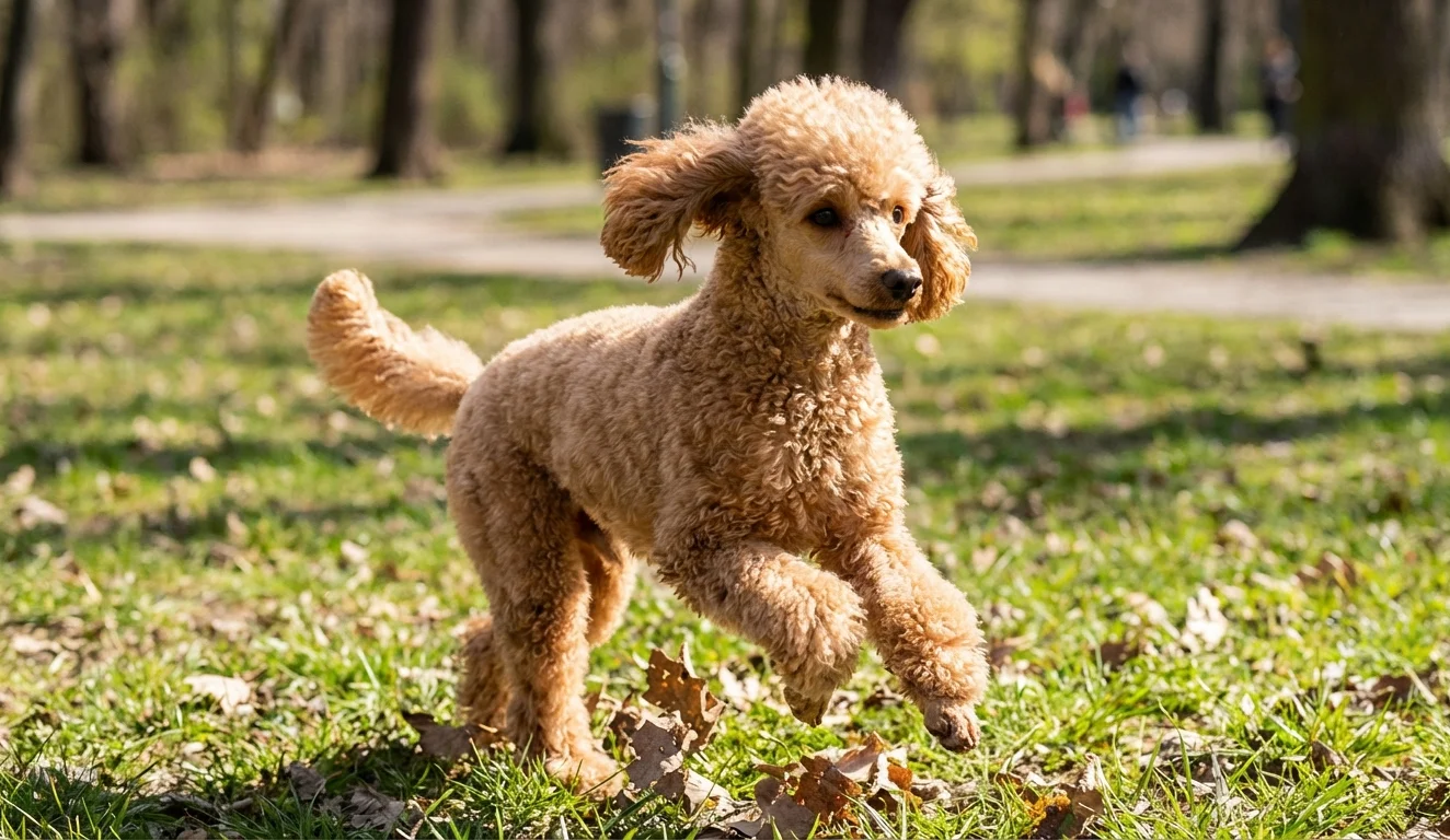 Miniature Poodle full body