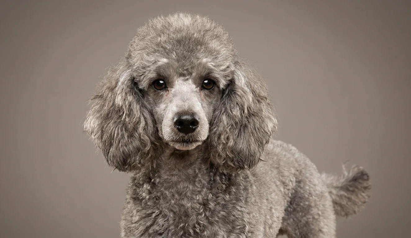 Miniature Poodle portrait