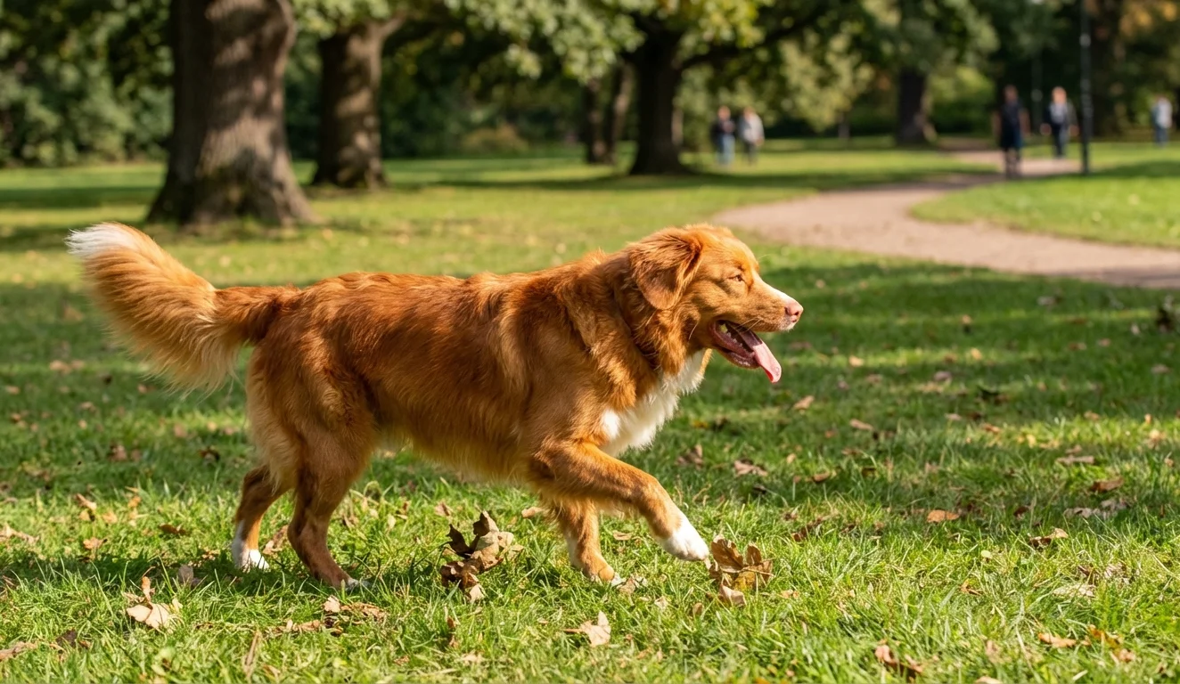 Nova Scotia Duck Tolling Retriever full body
