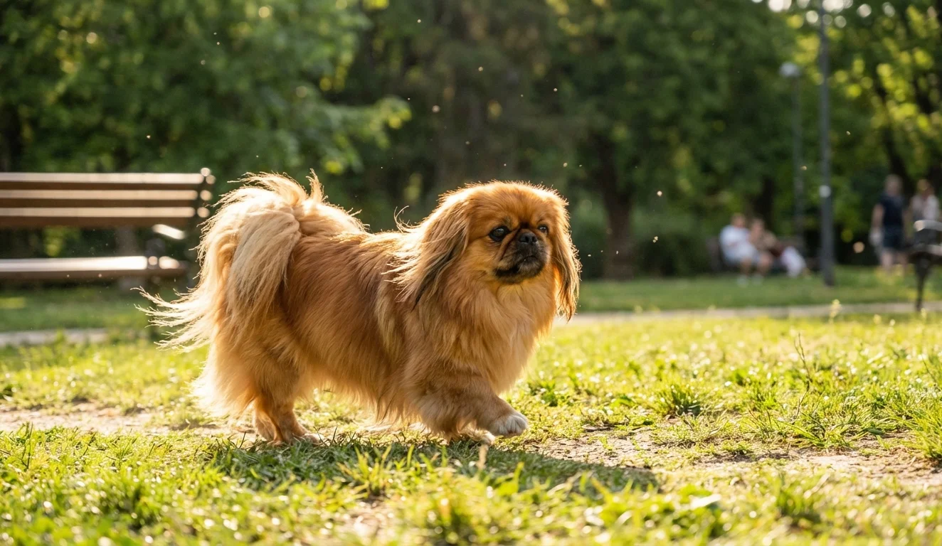 Pekingese full body