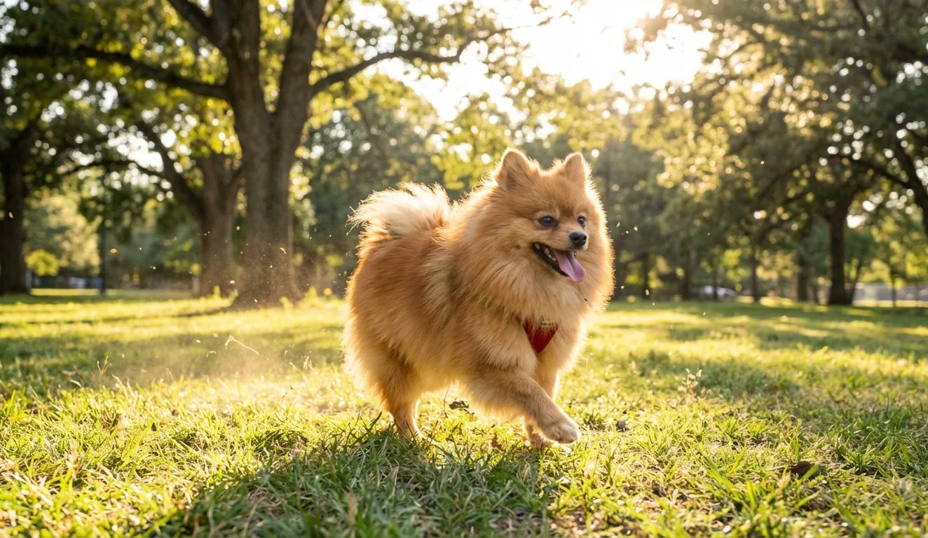 Pomeranian full body