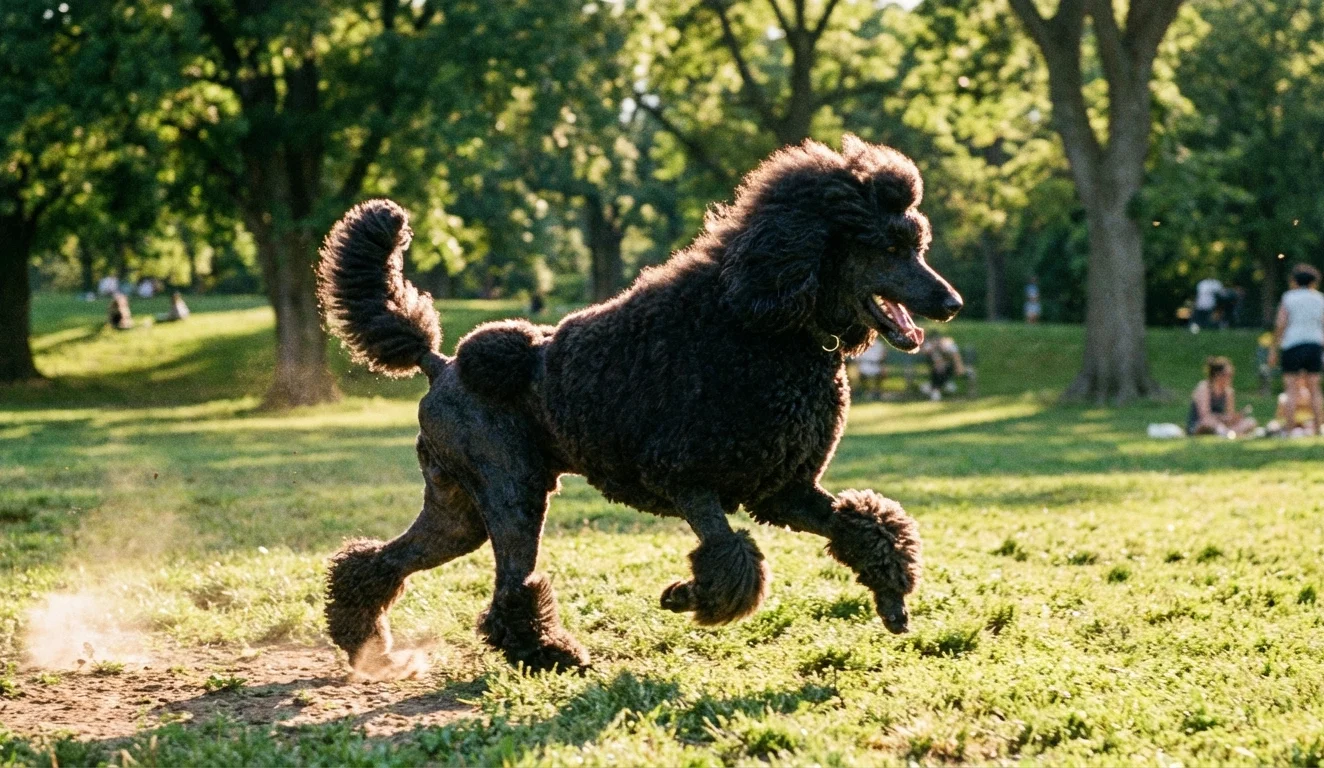 Standard Poodle full body