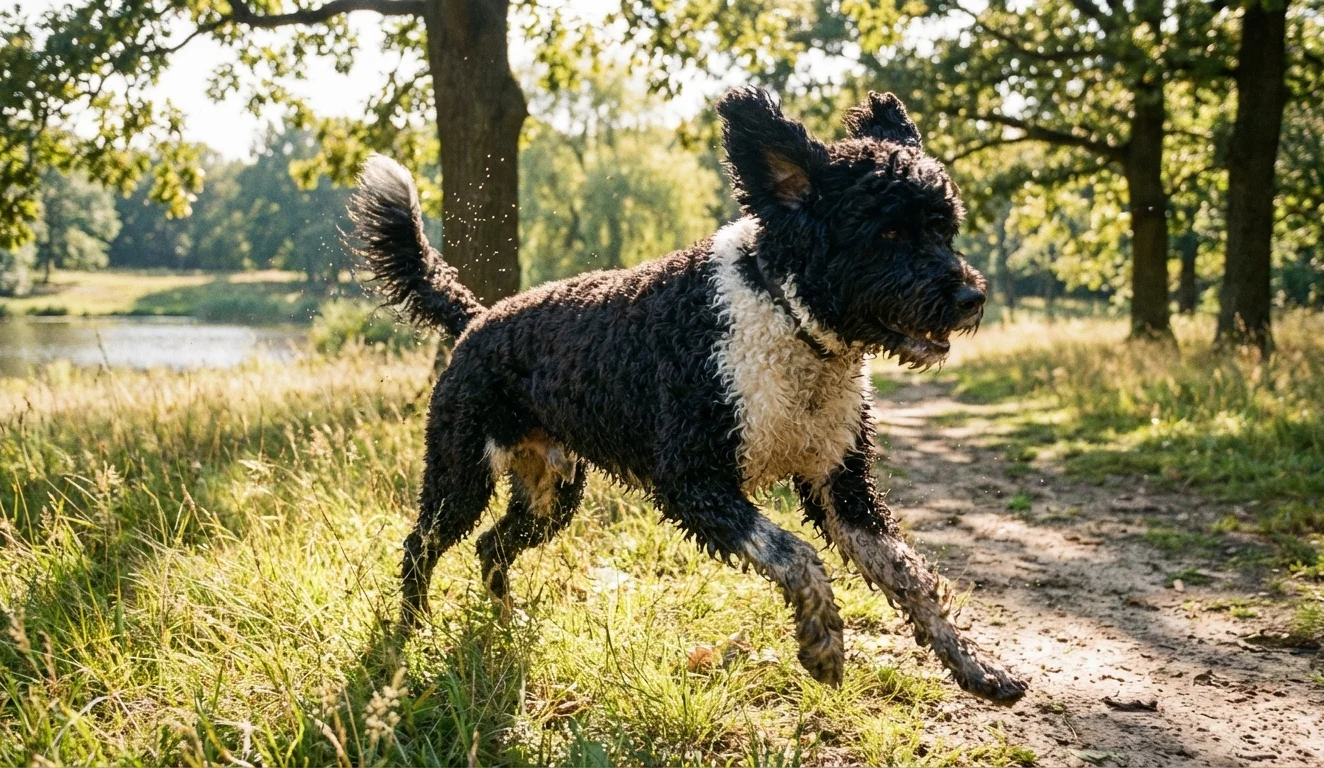Portuguese Water Dog full body