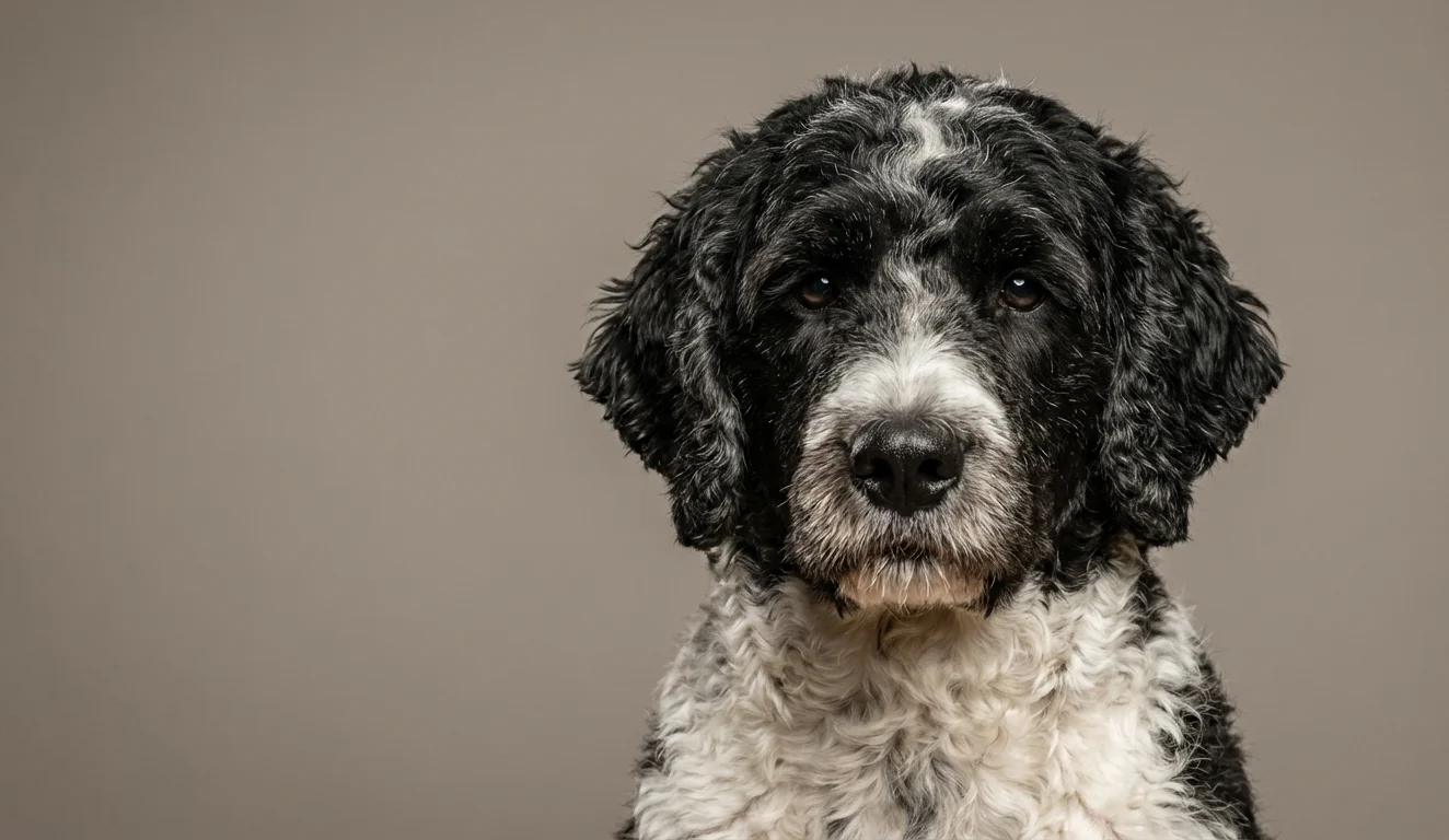 Portuguese Water Dog portrait