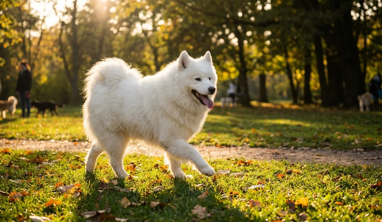 Samoyed full body