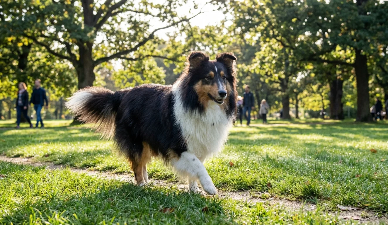 Shetland Sheepdog full body