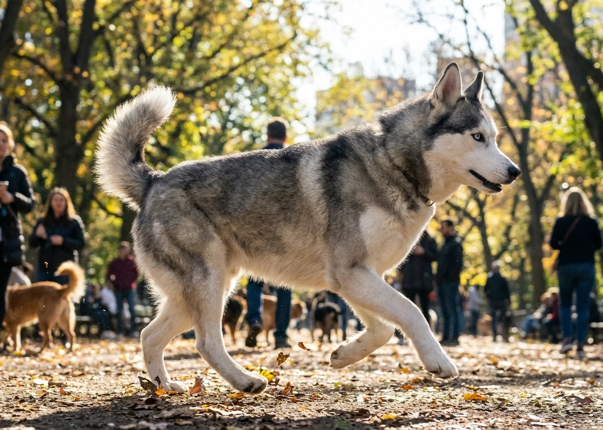 Siberian Husky full body
