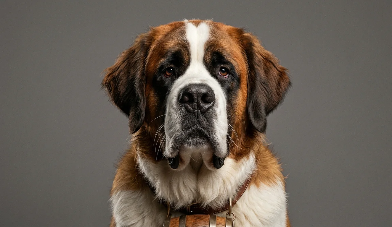St. Bernard portrait