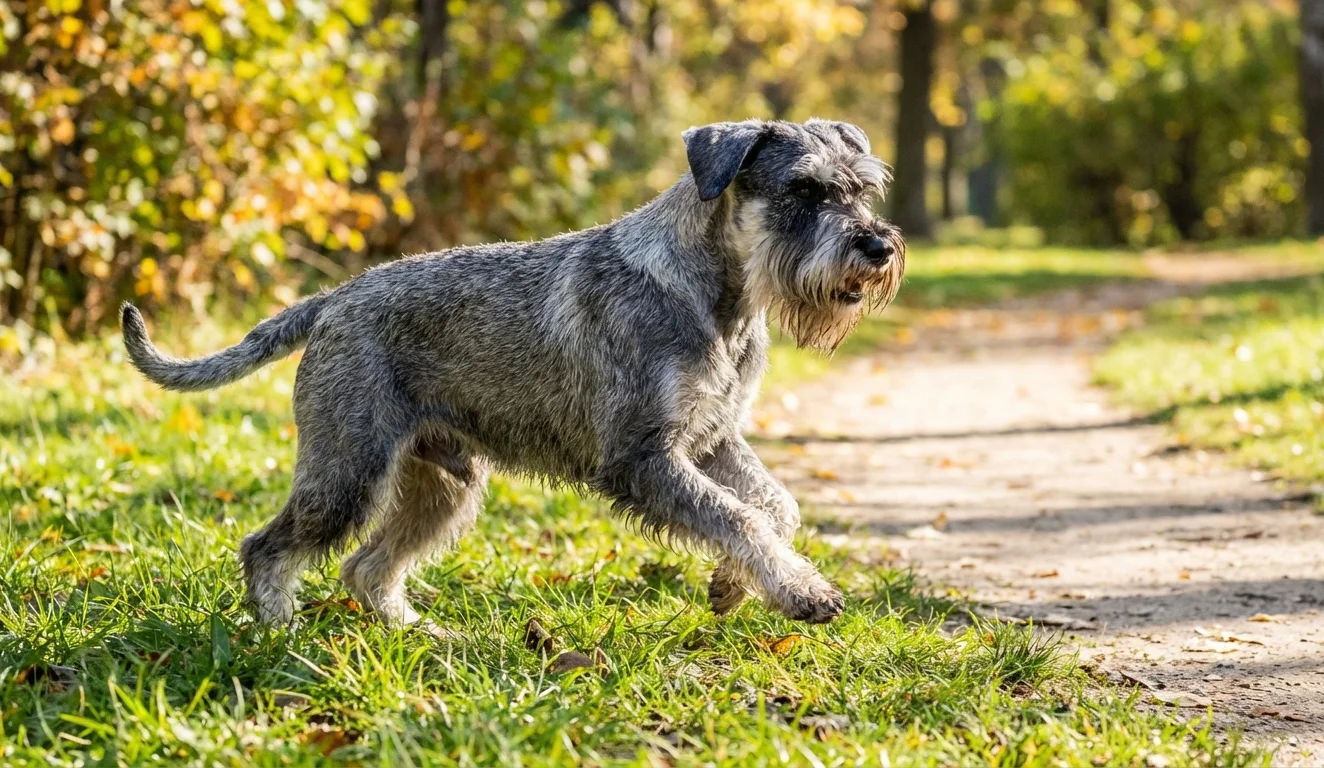 Standard Schnauzer full body