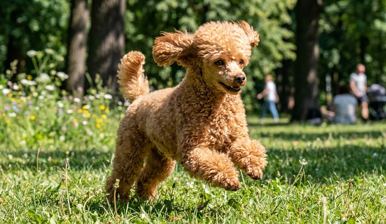 Toy Poodle full body