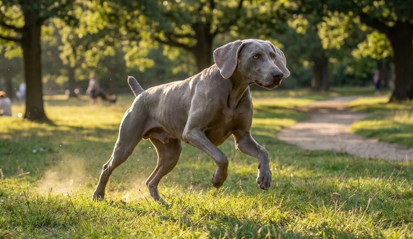 Weimaraner full body