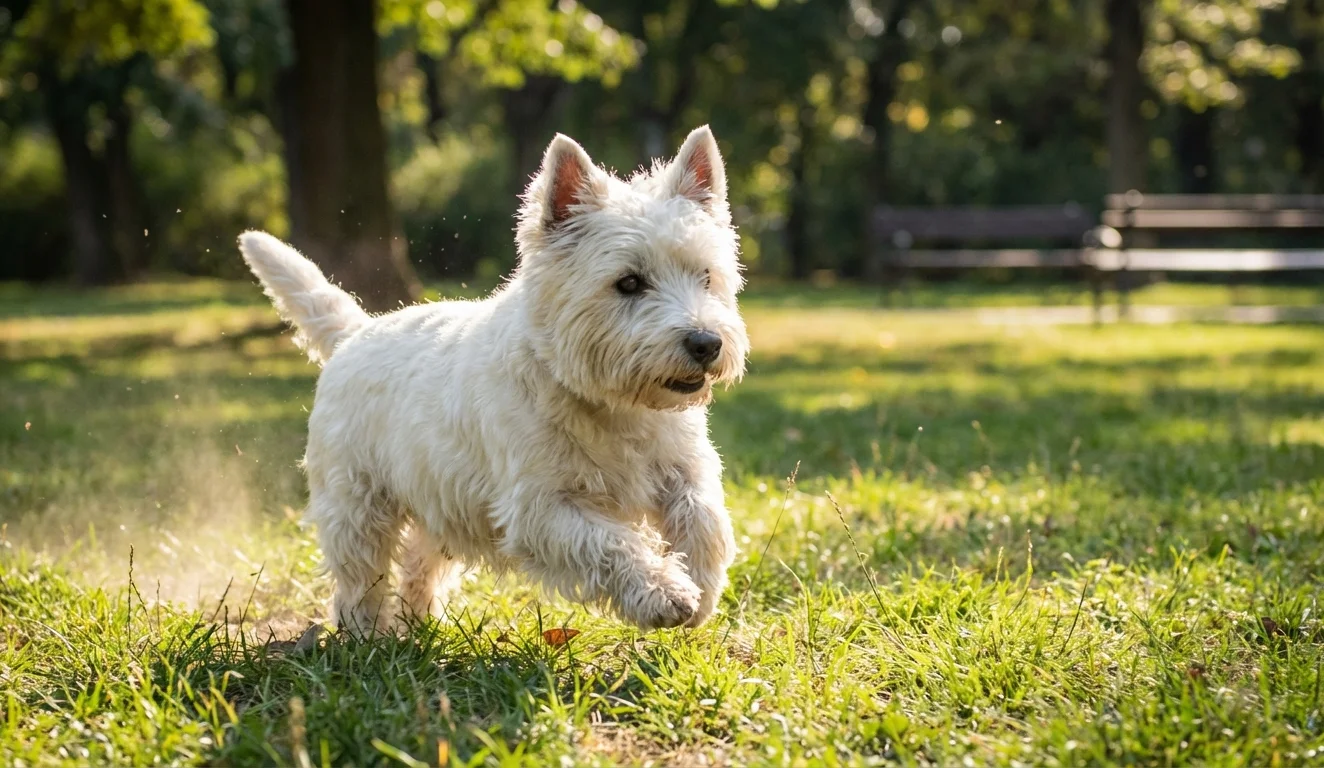 West Highland White Terrier full body